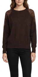 Susymix- Maglia con inserti in pizzo