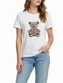 Vicolo - T-shirt orso strass
