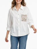 Susymix- Camicia over tasca paillettes
