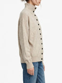 Vicolo - Cardigan collo alto in lana e cashmere