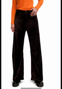 Pantalone velluto gamba ampia