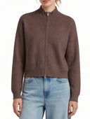 Susymix - Cardigan in maglia con zip