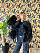 Eco pelliccia oversize effetto piuma - MiAmor