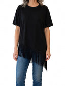Miamor - T-shirt asimmetrica frange
