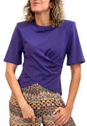 Vicolo - T- shirt incrociata con spalline