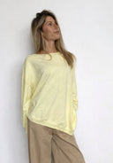 Susymix- Maglia scollo barca asimmetrica