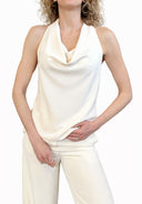 Vicolo - Top fluido con scollo a goccia