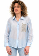 Susymix- Camicia tasca paillettes
