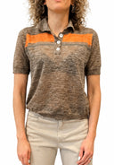Vicolo - Polo in lino righe