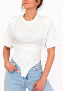 Vicolo - T-shirt effetto corsetto intrecciato dietro