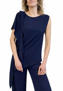 Vicolo - Blusa asimmetrica con drappeggio sulla spalla