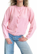 Vicolo - Twinset cardigan traforato+t-shirt traforata
