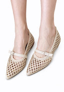 Miamor - Ballerine con laccetto e strass