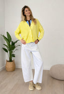 Vicolo- Cardigan cotone a coste
