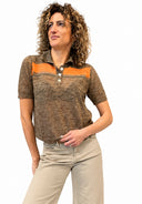 Vicolo - Polo in lino righe