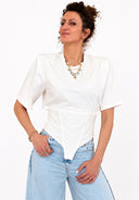 Vicolo - T-shirt effetto corsetto intrecciato dietro