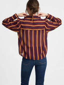 Susymix- Camicia a righe in viscosa