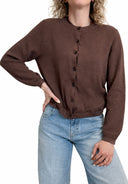Vicolo - Twinset cardigan traforato+t-shirt traforata
