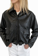 Vicolo - Bomber ecopelle intrecciato