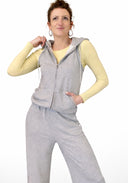 Please - Gilet felpa garzata