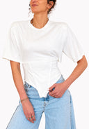 Vicolo - T-shirt effetto corsetto intrecciato dietro