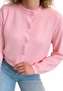 Vicolo - Cardigan in cotone traforato