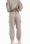 Vicolo - Pantalone cargo in viscosa