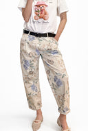Miamor- Pantalone baloon in cotone floreale