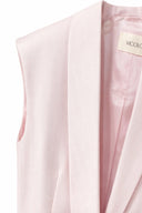 Vicolo - Gilet over gessato tono su tono