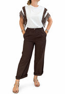 Vicolo - Pantalone cotone pences