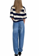 Susymix- Jeans baloon con microstrass laterali