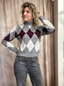 Maglia dolcevita rombi - Susy Mix