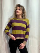 Maglia a righe multicolor