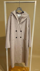 Cappotto in lana con cappuccio