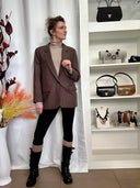 Giacca over pied de poule