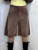 Bermuda di velluto a coste