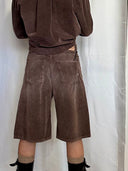 Bermuda di velluto a coste