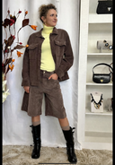 Bermuda di velluto a coste