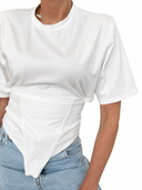 Vicolo - T-shirt effetto corsetto intrecciato dietro