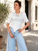 Vicolo - T-shirt effetto corsetto intrecciato dietro