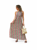 Vicolo - Abito lungo con scollo all’americana