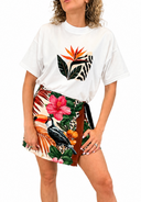 Vicolo - T-shirt over stampa tropical