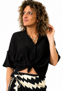 Vicolo - Camicia in mussola di cotone e seta