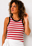 Vicolo - Top costine a righe