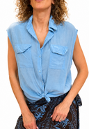 Vicolo - Camicia in mussola cotone e seta