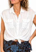 Vicolo - Camicia in mussola cotone e seta