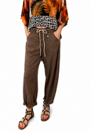 Susymix- Pantalone in viscosa e lino