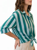 Susymix- Camicia righe in cotone