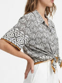 Vicolo - Camicia in viscosa fantasia