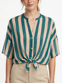 Vicolo - Camicia mussola cotone e seta